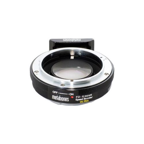  Adorama Metabones Canon FD Lens to Sony E-Mount Camera ULTRA Speed Booster, Matte Black MB_SPFD-E-BM2