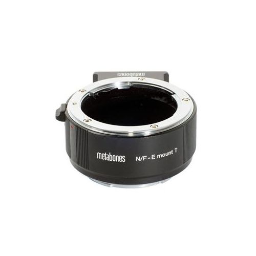  Adorama Metabones Nikon F Lens to Sony E-Mount Camera T Adapter II, Black Matte MB_NF-E-BT2