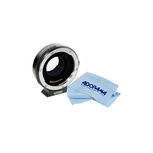  Adorama Metabones T Smart Adapter for Canon EF Lens to Micro 4/3ds W/Microfiber Cloth MB_EF-M43-BT2 A