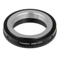 Adorama Fotodiox Lens Mount Adapter for M39/L39 Screw Lens to Sony Alpha E-Mount Camera M39-SNYE