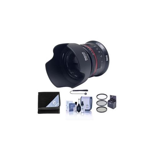  Adorama Meike 50mm f/1.7 Lens for Canon RF (Black) - With Free Accessory Bundle 20780011 A