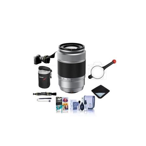  Adorama Fujifilm XC 50-230mm (76-350mm) F4.5-6.7 OIS II Lens Silver With Premium Acc Kit 16460795 B