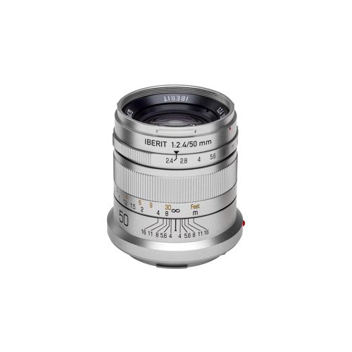  Kipon IBERIT 50mm f/2.4 for SL / T (Silver) 5024-LCSL-S - Adorama