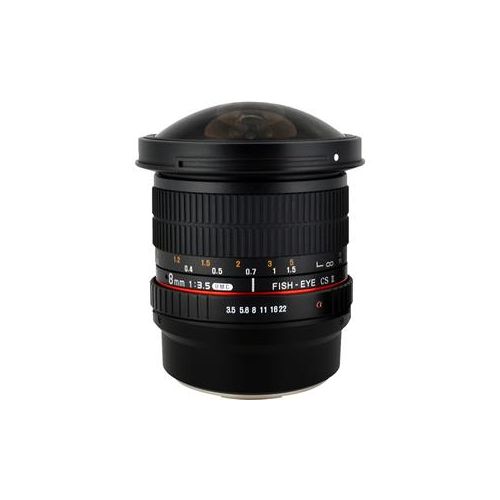  Adorama Samyang 8mm f/3.5 HD Fisheye Lens for Micro Four Thirds System SYHD8M-MFT