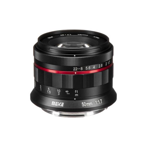  Meike 50mm f/1.7 Lens for Sony E, Black 20780001 - Adorama