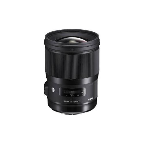  Adorama Sigma 28mm f/1.4 DG HSM ART Lens for Leica L-mount Cameras, Black 441969