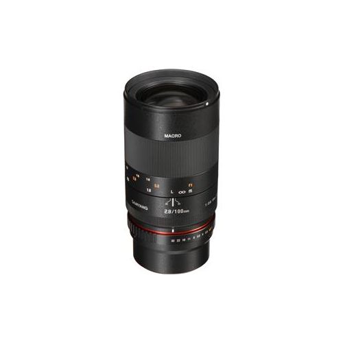  Adorama Samyang 100mm F2.8 Full Frame Macro Lens for Micro 4/3 Mount Camera SY100M-MFT