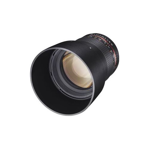  Adorama Samyang 85mm f/1.4 AS IF UMC Lens for Micro Four Thirds Mount SY85M-MFT