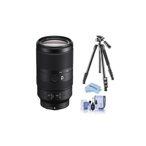  Adorama Sony E 70-350mm f/4.5-6.3 G OSS Lens With Vangard Alta Pro 264AT Tripod Kit SEL70350G T