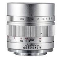 Adorama Mitakon Zhongyi Speedmaster 35mm f/0.95 Mark II Lens for Sony E Mount, Silver MTK35M95M2SESI