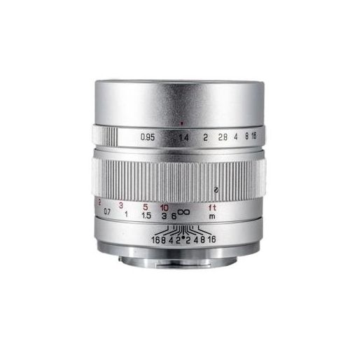  Adorama Mitakon Zhongyi Speedmaster 35mm f/0.95 Mark II Lens for Sony E Mount, Silver MTK35M95M2SESI