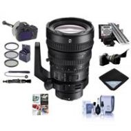 Adorama Sony FE PZ 28-135mm F4 OSS G E-Mount Lens W/Pro Acc Bundle SELP28135G B