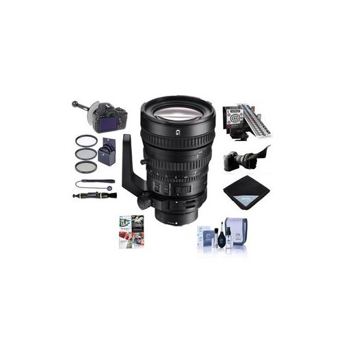  Adorama Sony FE PZ 28-135mm F4 OSS G E-Mount Lens W/Pro Acc Bundle SELP28135G B