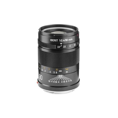  Kipon IBERIT 90mm f/2.4 for Sony E - Black 9024-SE-B - Adorama