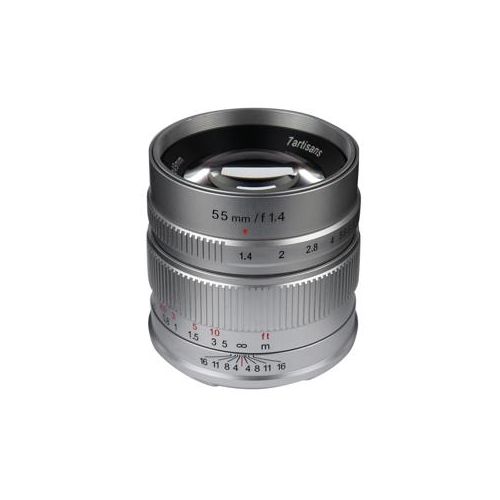  Adorama 7artisans Photoelectric 55mm f/1.4 Lens for Sony E Mount - Silver A501S