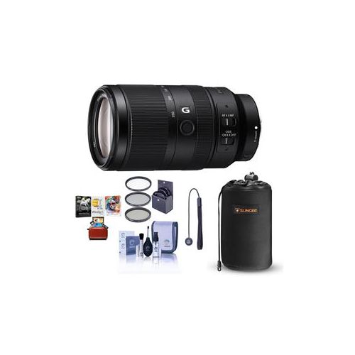  Adorama Sony E 70-350mm f/4.5-6.3 G OSS Lens - With Free Mac Accessory Bundle SEL70350G AM