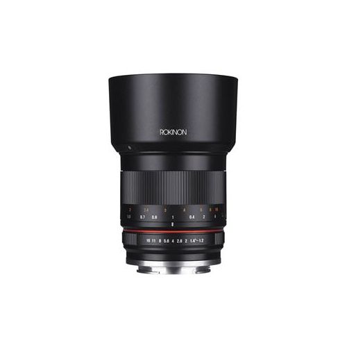  Adorama Rokinon 50mm f/1.2 Manual Focus Lens for Canon EOS M Series Cameras - Black RK50M-M