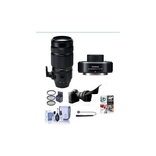  Adorama Fujifilm XF 100-400mm F4.5-5.6 R LM OIS WR Lens w/Fujifilm XF1.4X TC WR/Accessor 16501109 L1