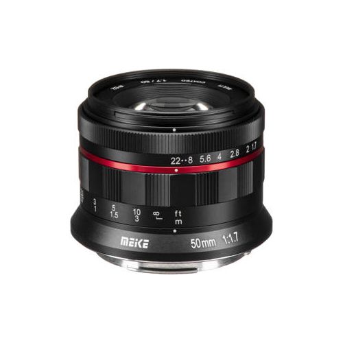  Meike 50mm f/1.7 Lens for Canon RF, Black 20780011 - Adorama