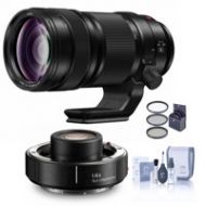 Adorama Panasonic 70-200mm f/4 LUMIX S Pro O.I.S. L-Mount Lens W/ 1.4x Teleconverter Kit S-R70200 E