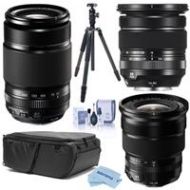 Adorama Fujifilm XF 10-24mm 4.0 / XF 16-80mm F4.0/ XF 55-200mm OIS Lens W/Tripod ACC KIT 16412188 10 55