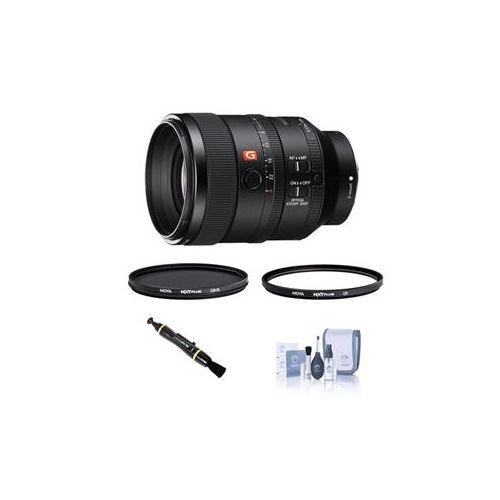  Adorama Sony FE 100mm F2.8 STF GM (G Master) OSS E-Mount Lens - With Hoya Filter Kit SEL100F28GM F