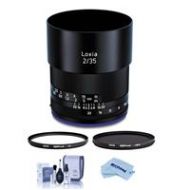 Adorama Zeiss Loxia 25mm f/2.4 Lens for Sony E Mount - With Hoya Filter Kit (UV/CPL) 2103-749 F