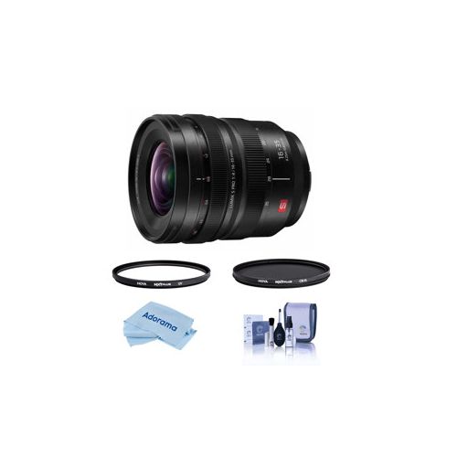  Adorama Panasonic 16-35m f/4.0 LUMIX S Pro L-Mount Lens - With Hoya Filter Kit S-R1635 F