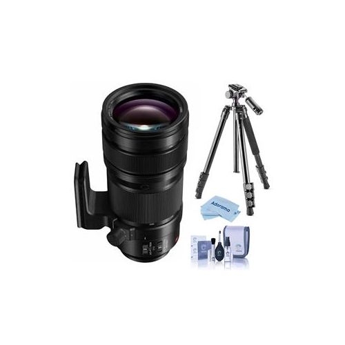  Adorama Panasonic 70-200mm f/2.8 LUMIX S Pro OIS L-Mount Lens W/Vanguard Pro 264AT Trpod S-E70200 T