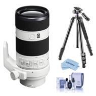 Adorama Sony FE 70-200mm f/4.0 G OSS E-Mount Lens W/Vanguard Alta Pro 264TBH Tripod Kit SEL70200G T