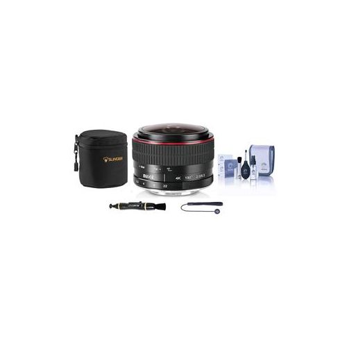  Adorama MEIKE 6.5mm f/2.0 Lens for Canon EF-M, Black With Free Accessory Bundle 19980003 A