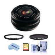 Adorama Fujifilm XF 18mm F/2.0 Lens W/Hoya 52mm HMC UV / CPL Filter /16 GB Card 16240743 F