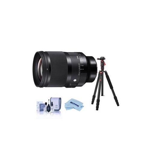  Adorama Sigma 35mm f/1.2 DG DN ART Lens for Sony EMount W/Vanguard VEO 2 235CB CF Tripod 341965 T