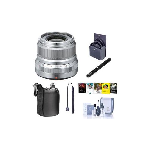  Adorama Fujifilm XF 23mm (35mm) F/2R WR Lens, Silver With Free Pc Software Package 16523171 A