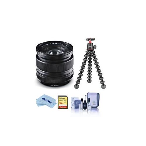  Adorama Fujifilm XF 14mm (21mm) F2.8 R Lens W/Joby GorillaPod 3K Kit /16GB SDHC Card 16276481 T