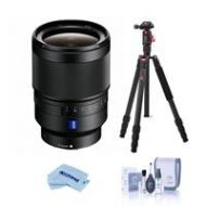 Adorama Sony Distagon T* FE 35mm F/1.4 ZA Full Frame E-Mount Lens - With Tripod Kit SEL35F14Z T