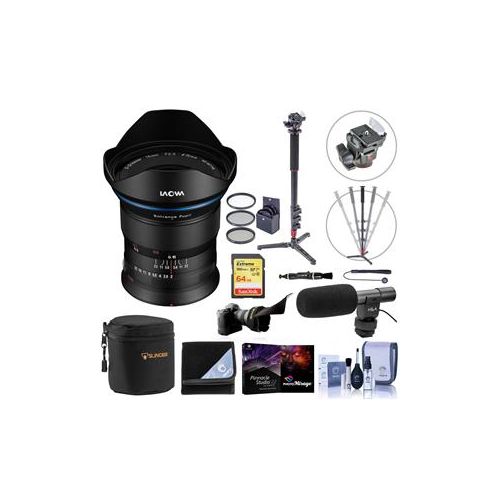  Adorama Venus Laowa 15mm f/2 FE Zero-D Lens for Canon EOS RF - With Pro Accessory Bundle VE1520RF B