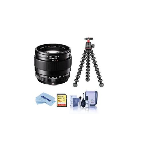  Adorama Fujifilm XF 23mm (35mm) F/1.4R Lens-With Joby GorillaPod 3K Kit /16GB SDHC Card 16405575 T