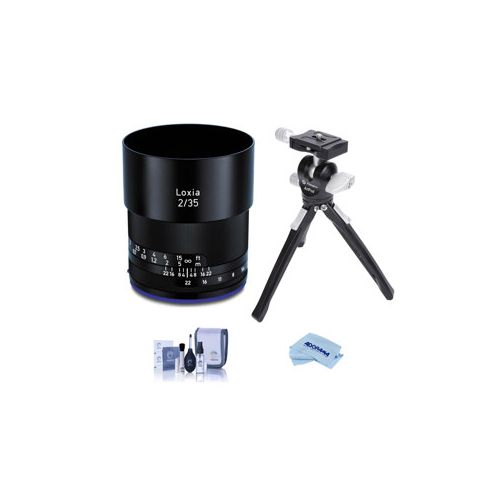  Adorama Zeiss Loxia 35mm f/2 Biogon T*Lens for Sony E Mount W/FotoPro Artpod Mini Tripod 2103-749 T