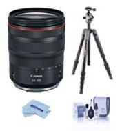 Adorama Canon RF 24-105mm f/4 L IS USM Lens with Tripod Bundle 2963C002 T