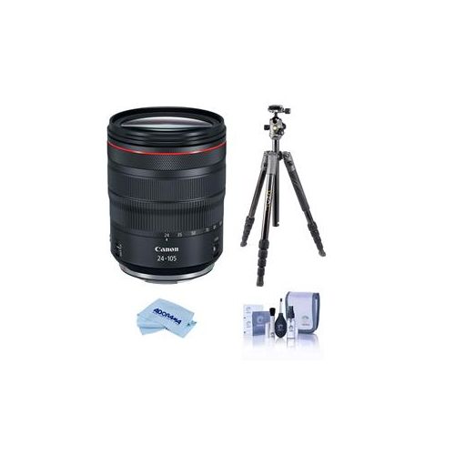  Adorama Canon RF 24-105mm f/4 L IS USM Lens with Tripod Bundle 2963C002 T