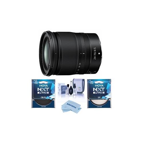  Adorama Nikon NIKKOR Z 24-70mm f/4 S Lens for Z Series Mirrorless Cameras W/Filter Kit 20072 F