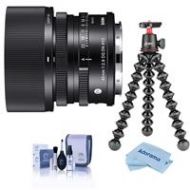 Adorama Sigma 45mm f/2.8 DG DN Contemporary Lens for Sony E-Mount W/Joby GorillaPod 3K 360965 T