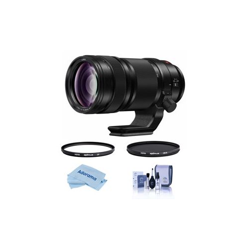  Adorama Panasonic 70-200mm f/4 LUMIX S Pro O.I.S. L-Mount Lens - With Hoya Filter Kit S-R70200 F