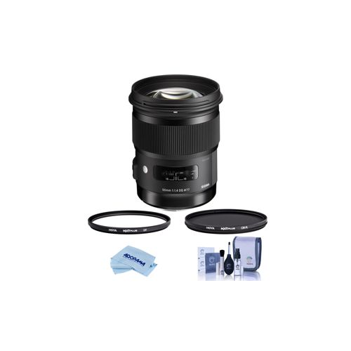  Adorama Sigma 50mm f/1.4 DG HSM ART Lens for Sony E-mount Cameras With Hoya Filter Kit 311965 F