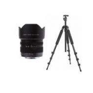 Adorama Panasonic Lumix G Vario 7-14mm f/4 Zoom Lens for Micro/3rd Lens Mount W/Tripod H-F007014 T