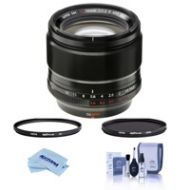 Adorama Fujifilm XF 56mm F1.2 R APD Lens With Hoya 62mm HMC UV /CPL Filter/Cleaning Kit 16443058 F