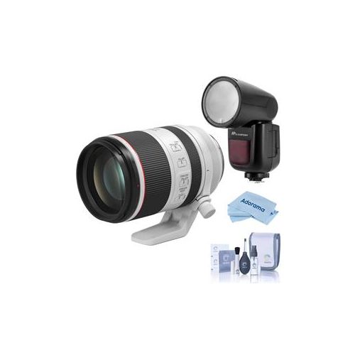  Adorama Canon RF 70-200mm f/2.8L IS USM Zoom Lens USA Waranty W/FP Zoom Li-on X R2 Flash 3792C002 FL
