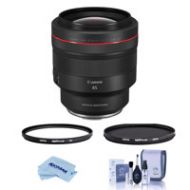 Adorama Canon RF 85mm f/1.2 L USM DS Lens with Filter Bundle 3450C002 F