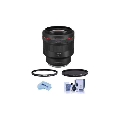  Adorama Canon RF 85mm f/1.2 L USM DS Lens with Filter Bundle 3450C002 F